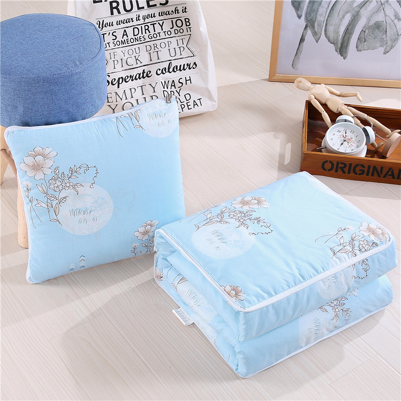 抱枕被子两用折叠l办公室靠枕沙发靠垫空调被汽车靠背小被子午睡