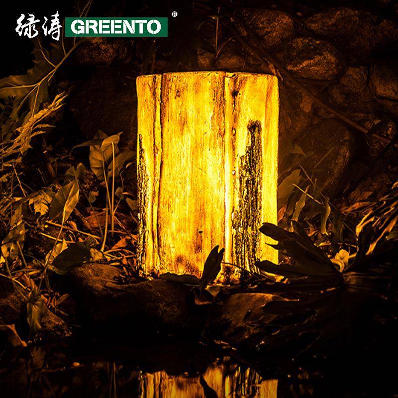 花园别墅木艺灯户外园林景观亮化树桩灯玻璃钢树桩灯