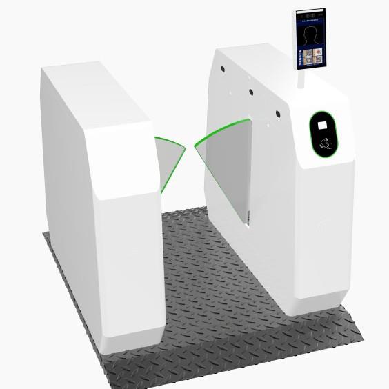 景区一卡通验票翼闸科技馆管理系统闸机展会人证核验闸机