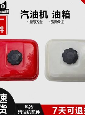 风冷汽油机油箱168F 170F GX160 GX200水泵动力红白色发动机配件