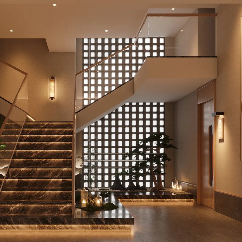 pu构件空心砖背景墙单双面网红门头室内装饰镂空隔断轻质pu九宫格