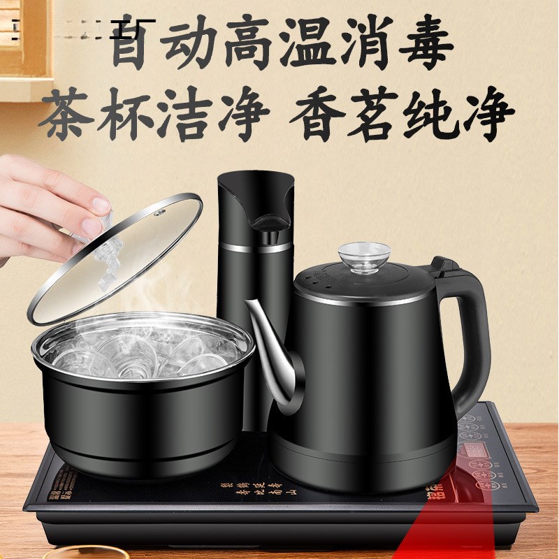 全自动上水烧水壶智能防烫电热壶自动抽水茶桌镶入式家用一体泡茶