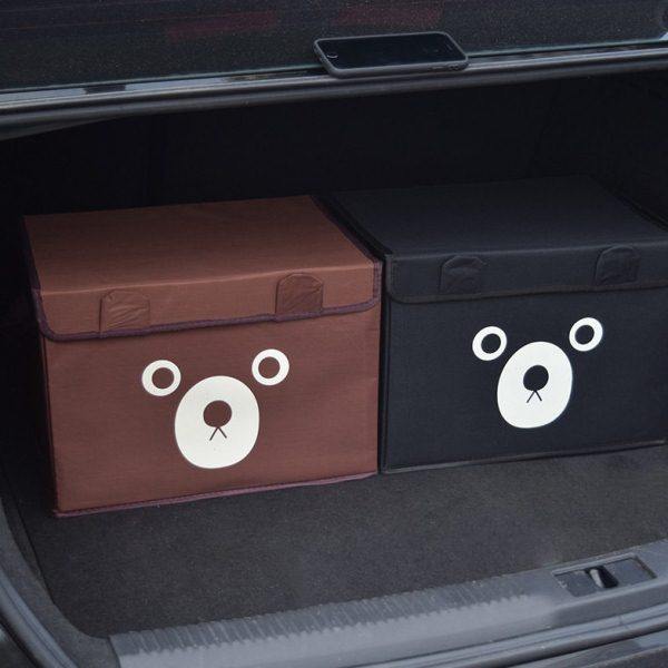 可爱汽车后备箱收纳箱车内置物收纳盒储物箱折叠车载整理用品大全