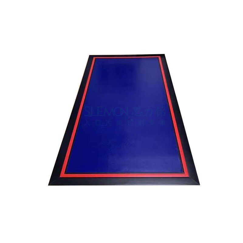 Dycem神奇垫可水洗粘尘垫蓝色地板胶垫工厂车轮除尘防静电