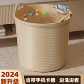 儿童洗澡桶大号宝宝泡澡桶婴儿游泳桶可坐家用浴桶小孩加厚洗澡盆