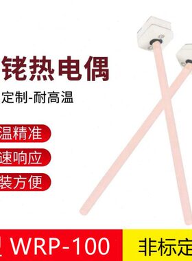 精密铂铑热电偶WRP-100S型R型B型马弗炉耐高温电炉刚玉 0-1600度