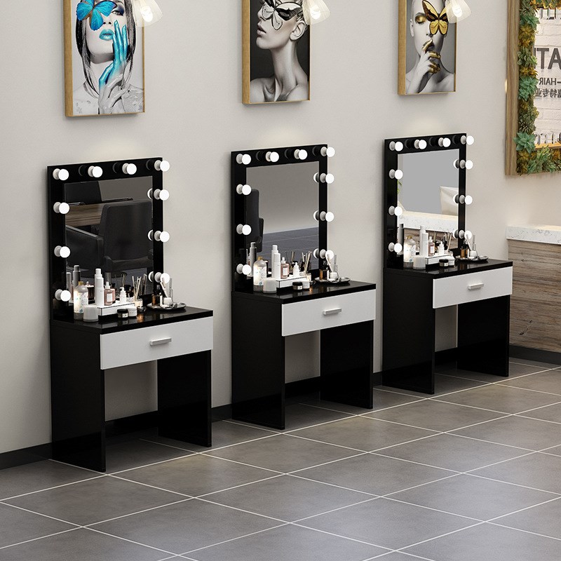 影楼化妆台带灯专业工作室学校培训店铺用美容院彩妆婚纱店梳妆台