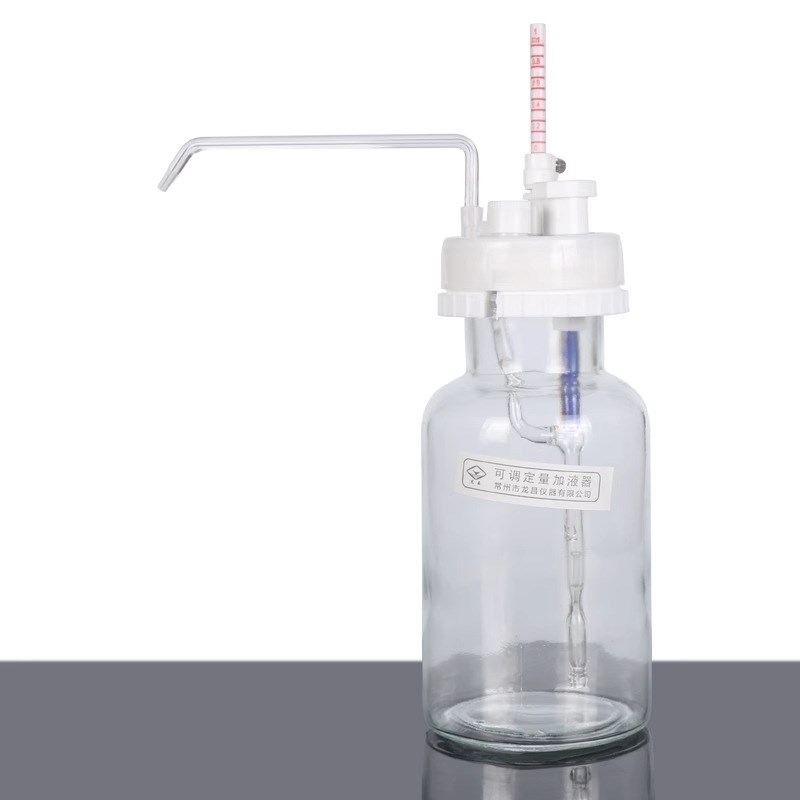 可调定量/玻璃瓶口分液器快速连续分液微量取液器加液瓶分配器1/5