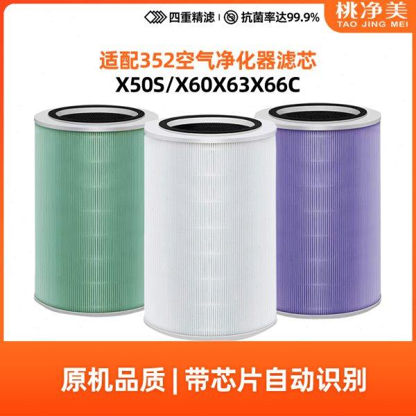 适配352空气净化器滤芯X50S X60S X63C X66C新款标准版高效滤网,生活电器,净化/加湿抽湿机配件,淘宝优惠券,粉丝福利购,淘宝优惠卷