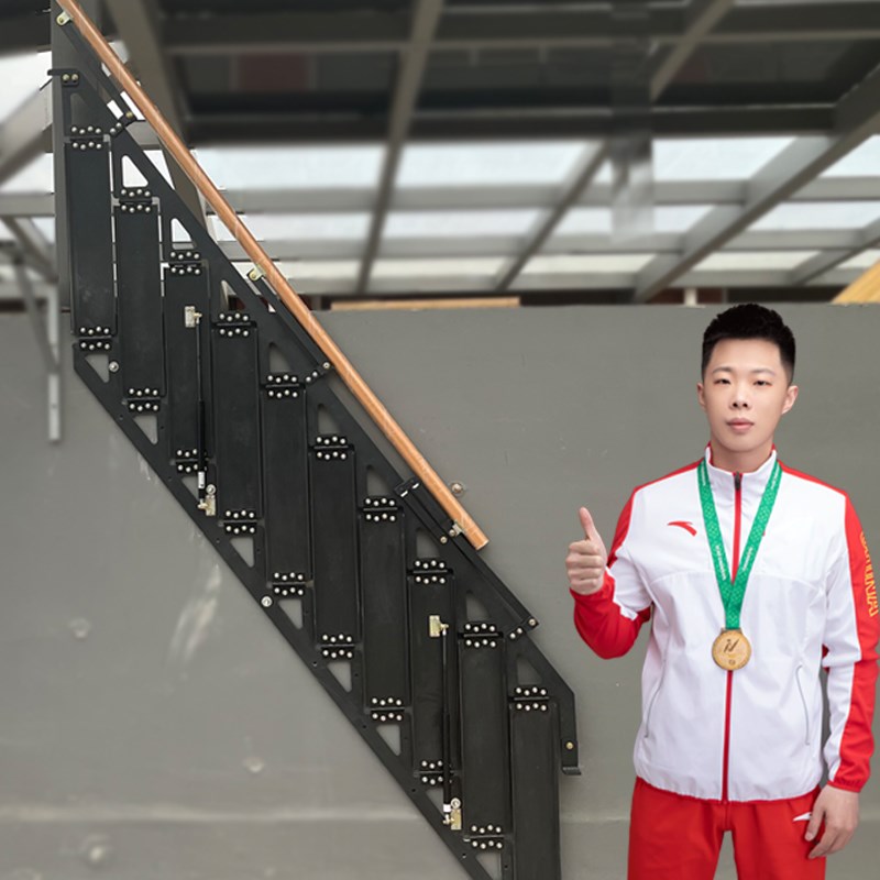 ll折叠楼梯阁楼复式楼跃层室内小户型loft公寓家用户外铁楼梯