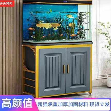 鱼缸底柜鱼缸柜家用客厅中小型水族箱鱼缸架子龟缸架子鱼缸底座