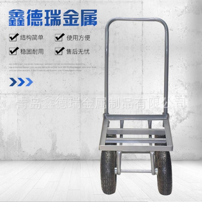 现货供应五金工具手推车拉货静音平板车物流货运4轮小推车
