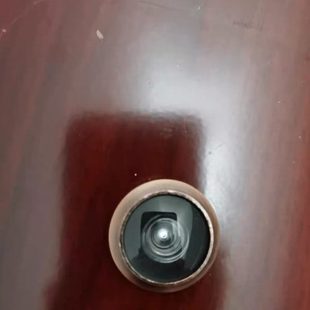 防撬广角老式二合一门镜通用防盗门门上防盗器监控堵孔门铃高清