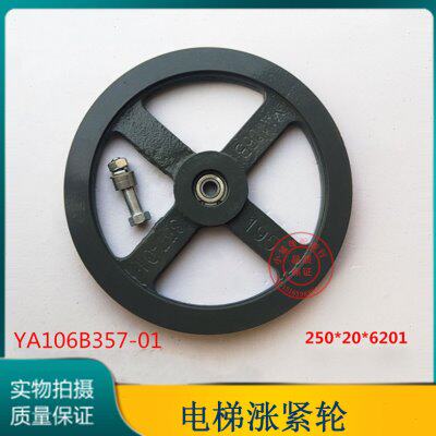 电梯限速器涨紧轮357-0YA106B1 直径250mm 槽宽20mm 全新