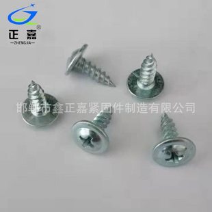 厂家供应加硬圆头华司自攻丝 大扁头自攻丝 华司尖尾自攻钉