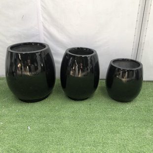 玻璃钢现代简约时尚玻璃钢组合花盆花箱摆件商场店铺楼盘装饰花器