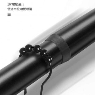 免打孔安装伸缩杆窗帘杆浴帘杆卫生间晾衣架直杆衣柜升缩撑杆