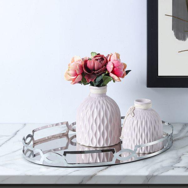 电镀银色托盘后现轻奢欧式金属果盘茶盘摆件家居软装饰品用品,饰品/流行首饰/时尚饰品新,摆件,淘宝优惠券,粉丝福利购,淘宝优惠卷