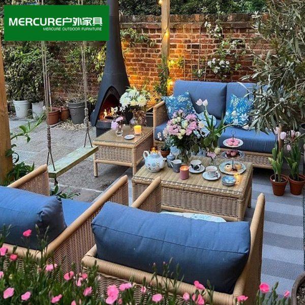 户外沙发庭院露台花园室外售楼部阳台茶几休闲家具组合藤编防水,住宅家具,户外沙发,淘宝优惠券,粉丝福利购,淘宝优惠卷