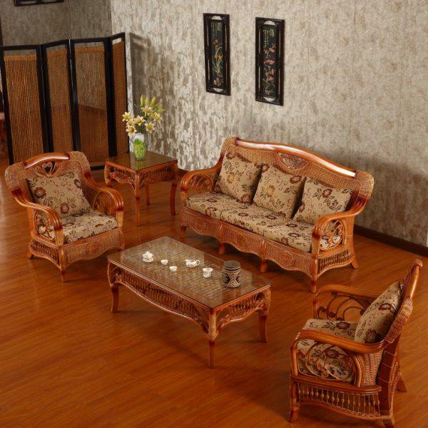 藤沙发组合客厅五件套休闲真藤编沙发实木竹藤三人沙发藤艺沙发,住宅家具,藤/竹沙发,淘宝优惠券,粉丝福利购,淘宝优惠卷