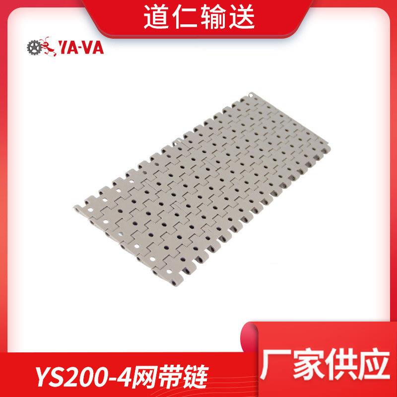 塑料输送网带 厂家直供 带孔网带 输送配件YS200-4网带链