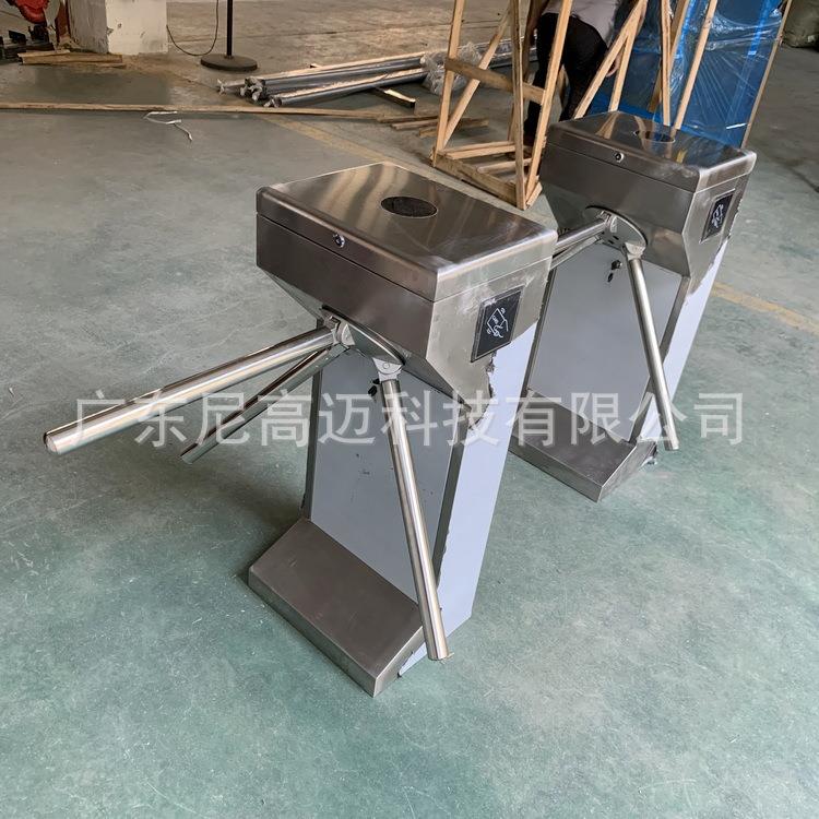 厂家直销游乐园博物馆智能单向三辊闸儿童乐园手动半高旋转转闸机