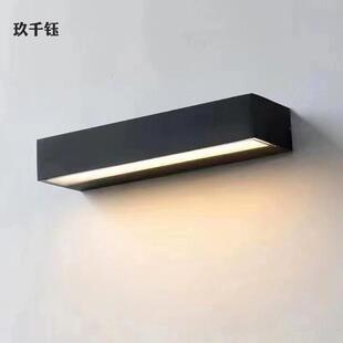 大门灯入户壁灯一字led户外防水走廊阳台庭院灯室外墙大庭院装饰