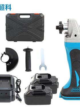 锂电无刷角磨机DGA402款双锂电金属打磨充电式多功能角磨机切割机