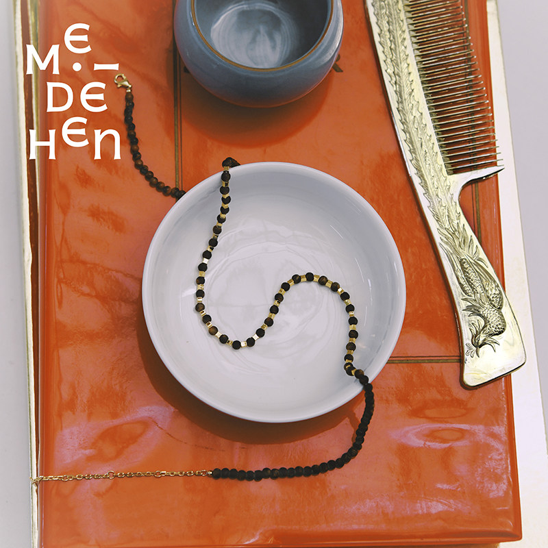 MEIDEHEN美得很沉迹寻香·沉香虎睛石四方拼接珠串四方沉香耳坠,饰品/流行首饰/时尚饰品新,沉香,淘宝优惠券,粉丝福利购,淘宝优惠卷