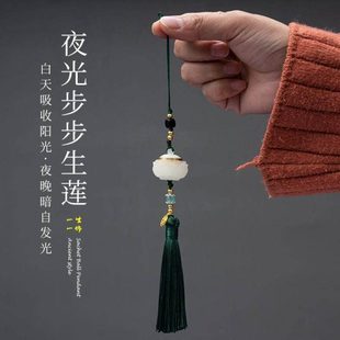 复古镂空宝玉香囊吊坠光感变色夜光压襟香囊球挂件香丸球随身佩戴