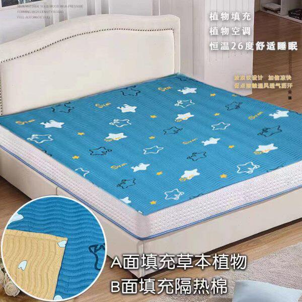 成人凉席蒙稷床垫决明子凉垫夏季透气纯棉席子米褥子宿舍1.8*2米