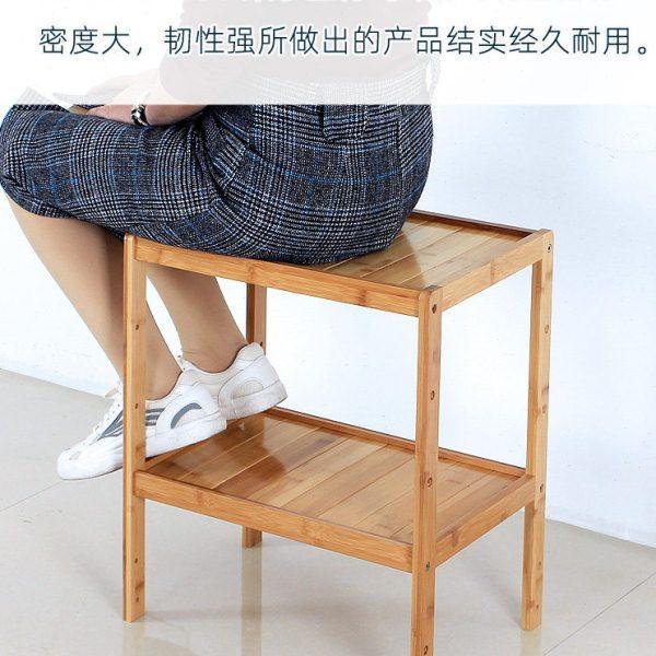 7K1阳台置物架厨房落地竹架子收纳架客厅储物架公木花架脚可,收纳整理,阳台置物架,淘宝优惠券,粉丝福利购,淘宝优惠卷