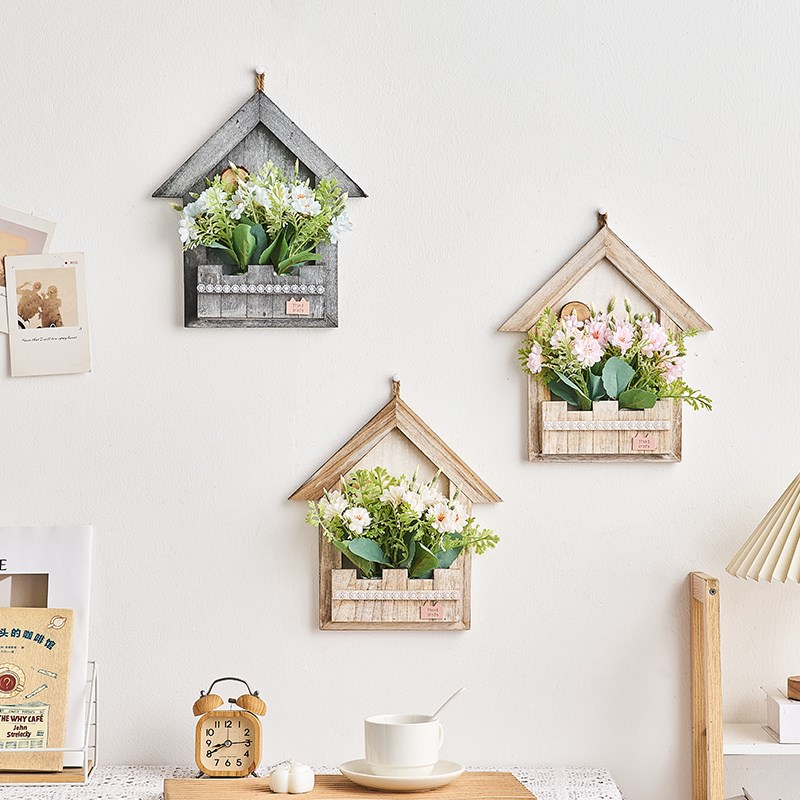 创意墙面装饰民宿挂件墙上壁饰挂花F房间餐厅幼儿园进门口墙壁假