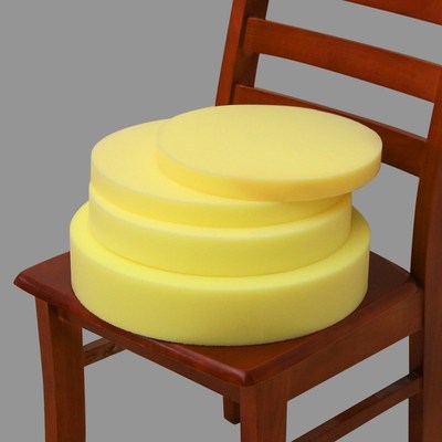 圆形海绵b垫片高密度圆凳坐垫蒲团内胆衬垫凳子加厚海绵芯直径50c