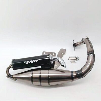 DIO50 JOG50/90 ZX50改装排气管印沙印龙 印王 风帆90 非V8排气管