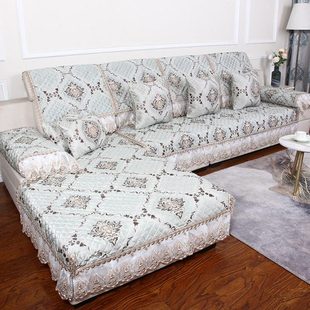 通用提花布艺全包半包沙发套罩 坐垫四季 皮沙发欧式 沙发垫防滑冬季