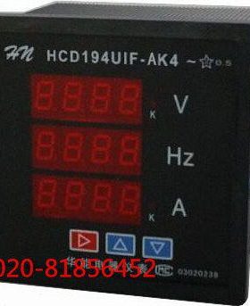 智能单相电流和电压和频率组合表 HCD194UIF-AK4  表面72X72