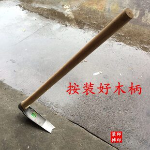 翻地松土神器户外挖土开荒农用锄头人工翻土深翻器钢叉子种菜工具