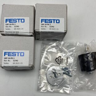 FESTO精密单向节流阀GRP-10/70/160-PK-3-4 12743 10802 12961