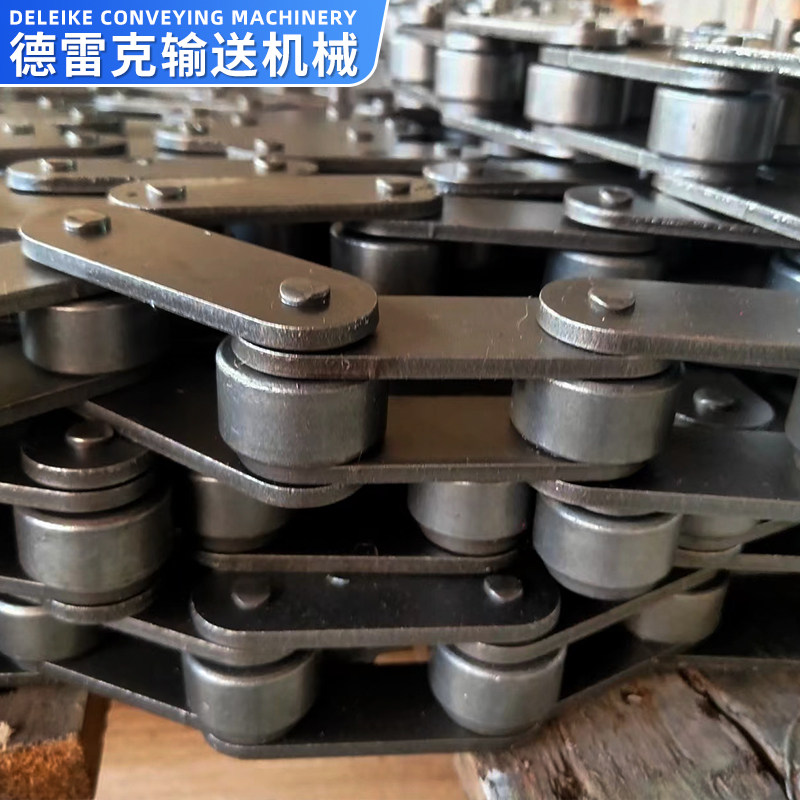 101.6大节距工业链条刮板机弯板链C2040-JC2082传动用双节距滚子