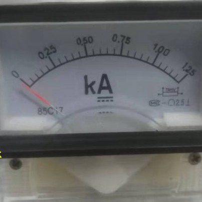 指针直流电流表85C17-1.25KA 75MV GB/T7676-98 85C17-A