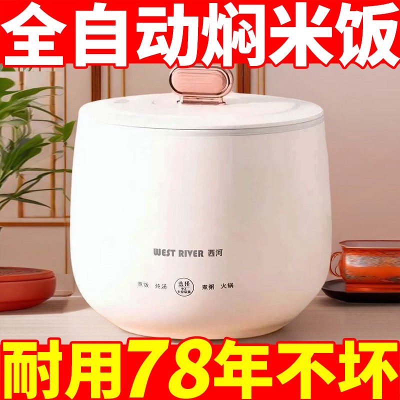 智能全自动d电热饭盒电蒸锅不粘电饭煲电煮锅宿舍容量电热锅多功
