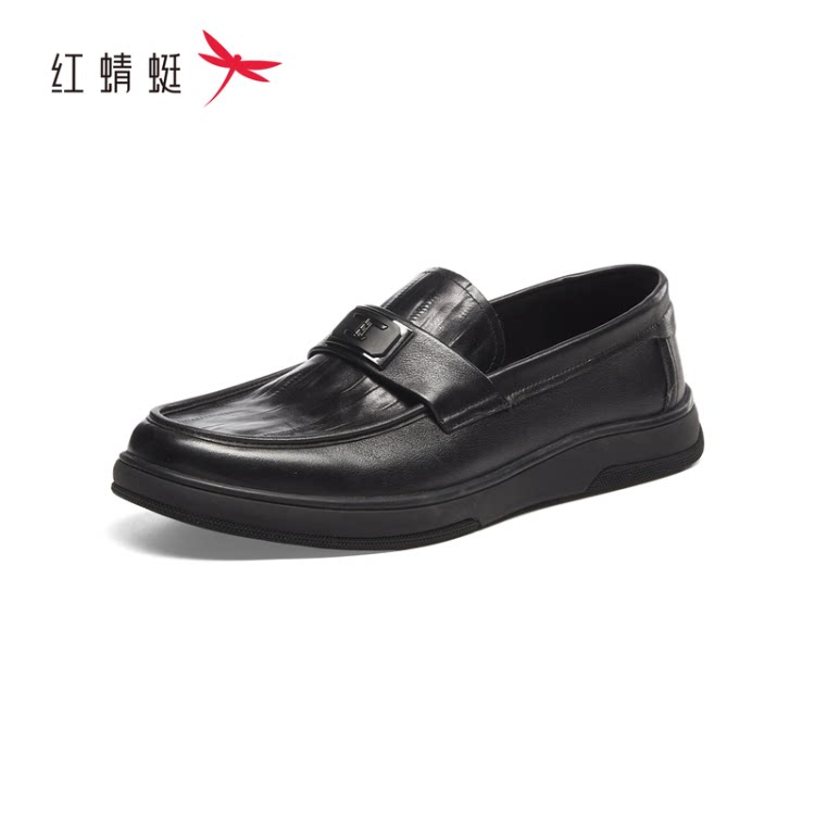红蜻蜓正品商场同款男乐福鞋