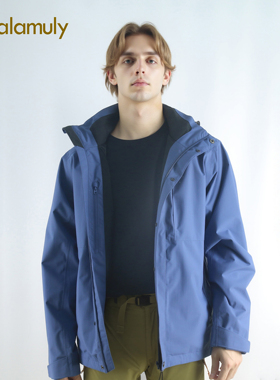 Lalamuly户外防水风衣男运动防风有里外套春秋徒步登山运动休闲衣