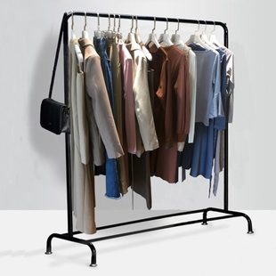 衣架子落地式晾衣架放收纳箱盒宿舍卧室收纳神器简约单杆式挂衣架