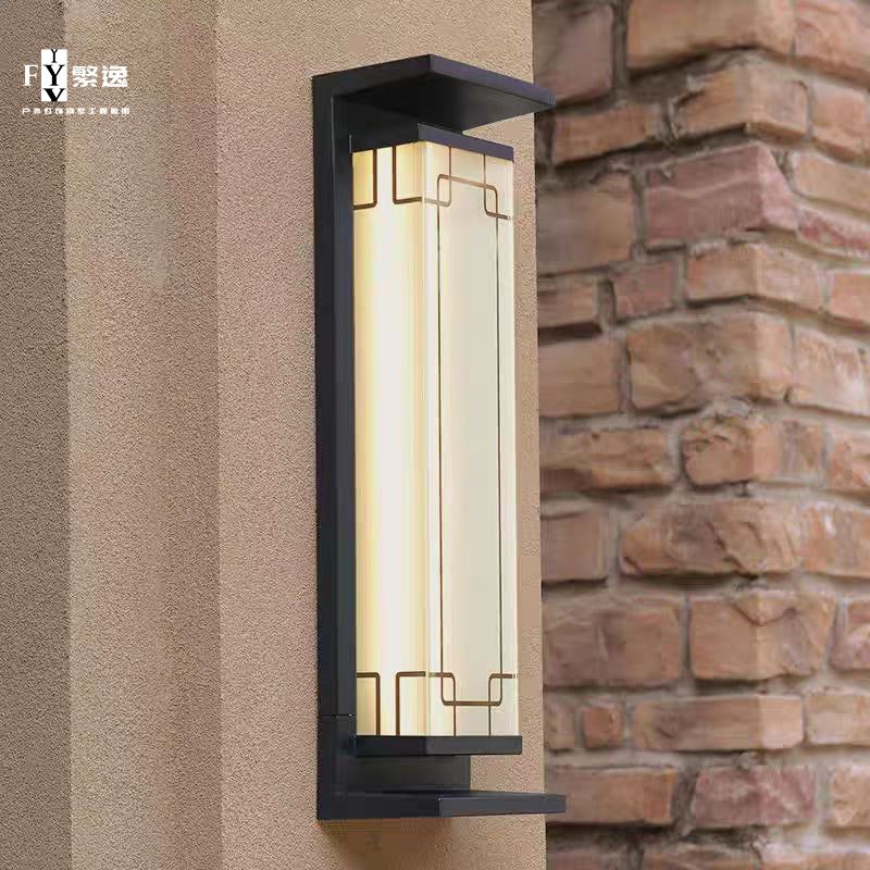 太阳能壁灯户外庭院灯室外防水大门别墅两K侧墙灯围墙外墙灯接电
