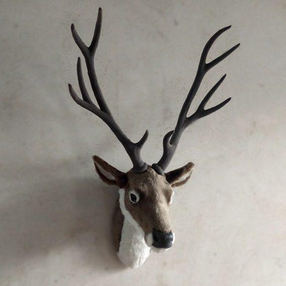 包邮动物头鹿头壁挂壁饰欧式家居创意墙饰挂饰别墅酒吧墙面装饰品,家居饰品,壁饰,淘宝优惠券,粉丝福利购,淘宝优惠卷