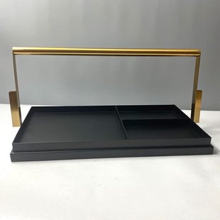 现新中式提盒摆件家居客厅酒店样板房间软装饰品玄关茶几工艺品