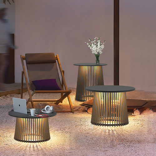 户外灯防水花园景观灯露r台户外落地灯室外茶几灯太阳能桌子庭院