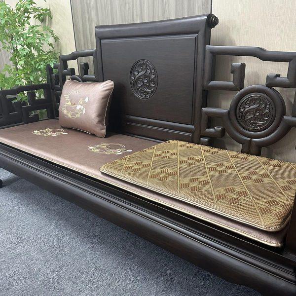 新中式红木沙发坐垫凉席实木家具罗汉床太师茶桌椅子座垫防滑定制,居家布艺,沙发垫,淘宝优惠券,粉丝福利购,淘宝优惠卷